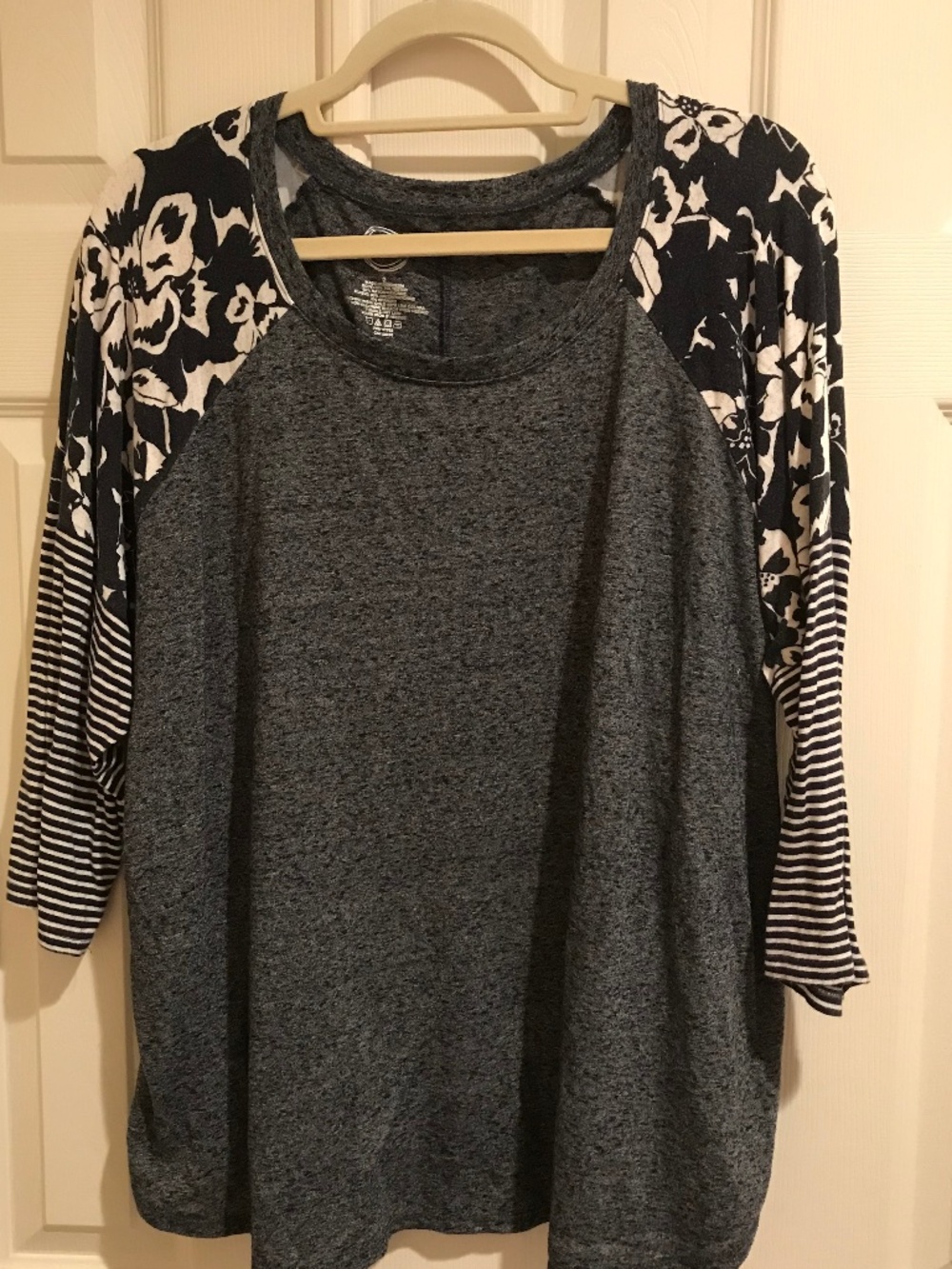 3/4 sleeve top